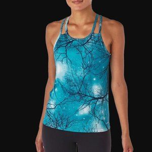 15-6 Women's Patagonia S Latticeback tank top stars branches